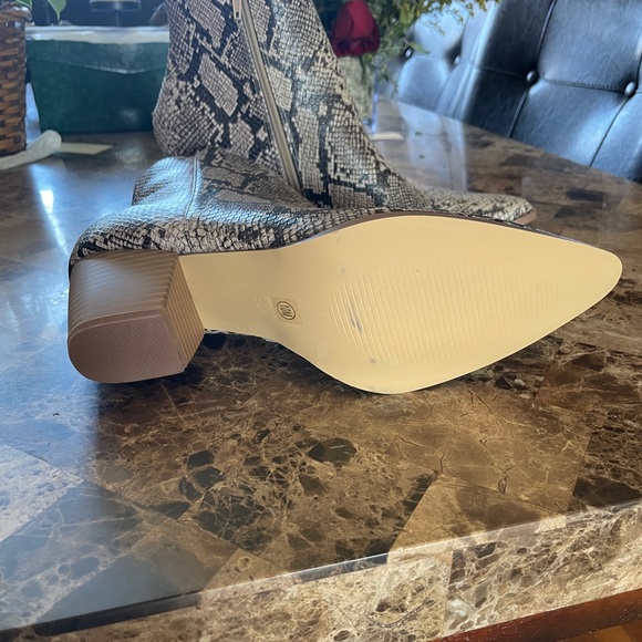 Ankle Snakeskin Bootie - Picture 4 of 5